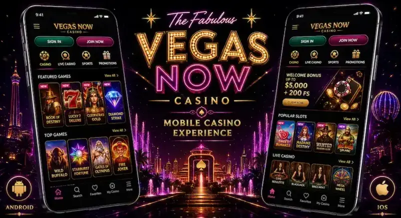 Browser Access through the Vegasnow Mobile Version
